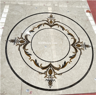 Floor Wall Pattern Marble Tiles Waterjet Medallions