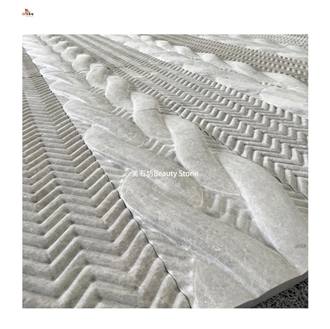 Grey Marble Carved Panel Building Ornaments
