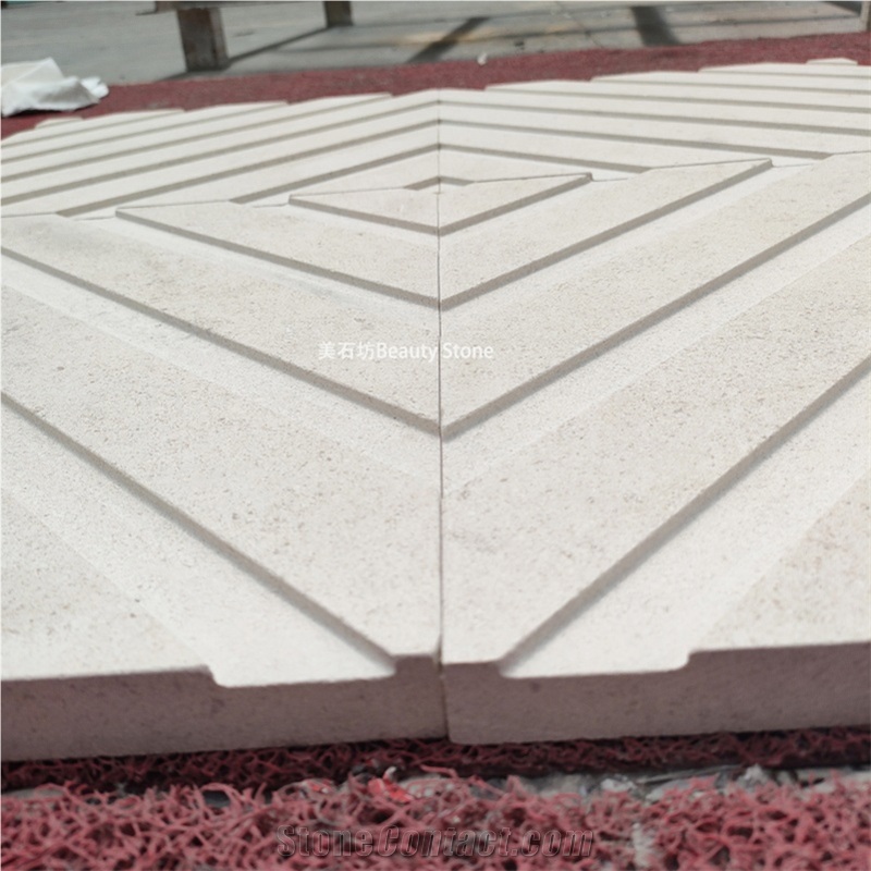 Limestone Building Stones Exterior Wall Decoration