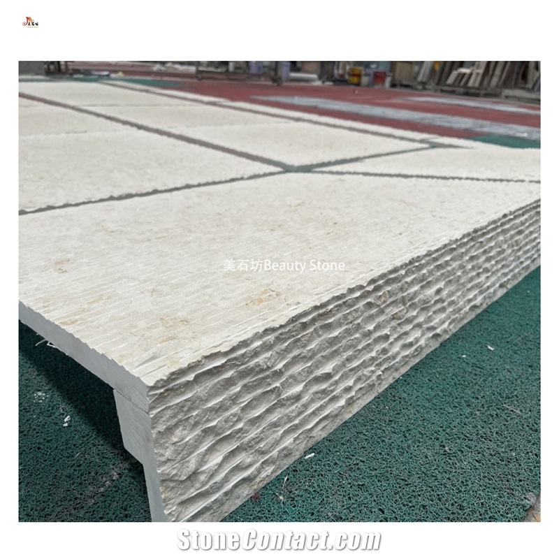Natural Curved Limestone For Exterior Wall Panels
