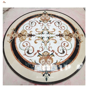 Rich Small Patterns For Inner Flooring Waterjet Medallions