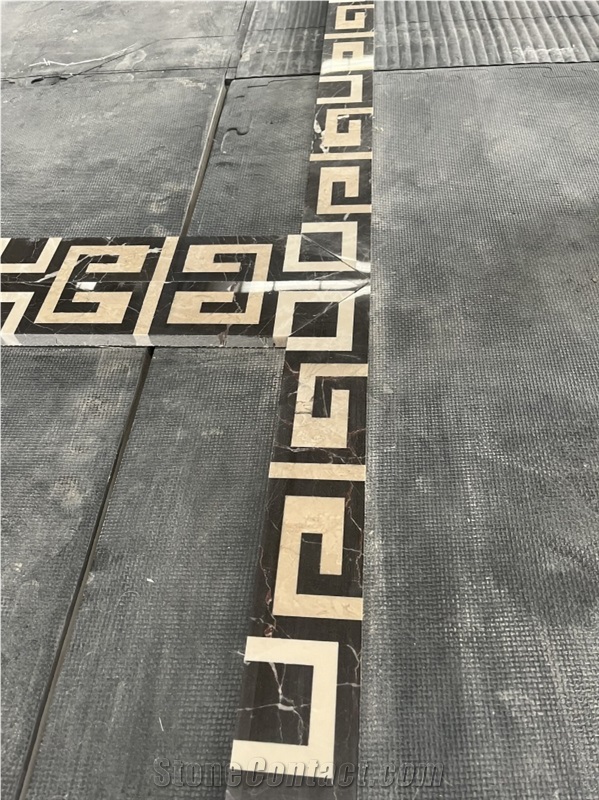 Waterjet Marble Border Decos Pattern Design