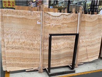 Yellow Onyx Slabs For Floor Wall Decoration