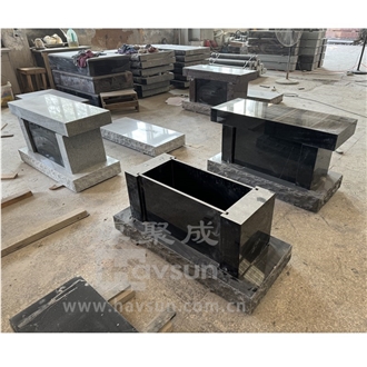 Granite Single Niche Colubarium Cremation Cemetery Bench