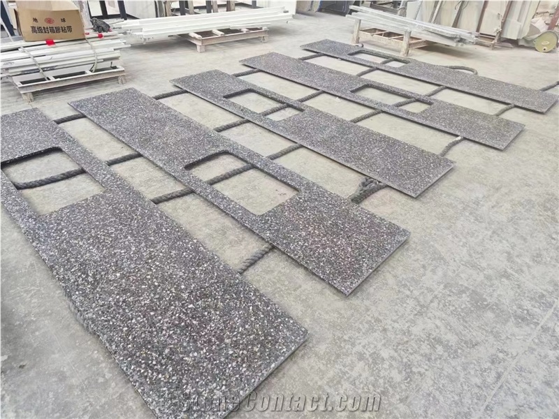 Cheaper Pure Terrazzo Artificial Stone Countertop