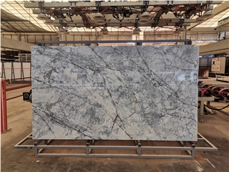 Ice Silk Sapphire Sintered Stone Slabs