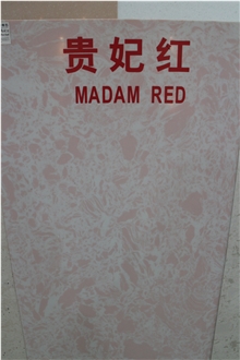 Madam Red Artificial Stone Slabs & Tiles