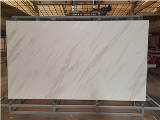 Volakas White Sintered Stone Slabs
