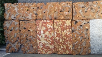 Red Lavastone For Exterior Projects Tiles