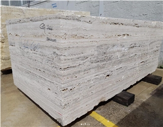 New Travertine Silver- Travertino Silver Blocks