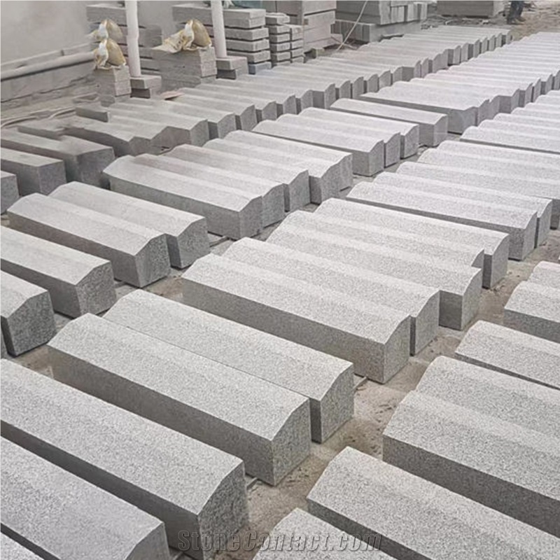 G623 Granite Kerbstone, Grey Granite Road Sidestone