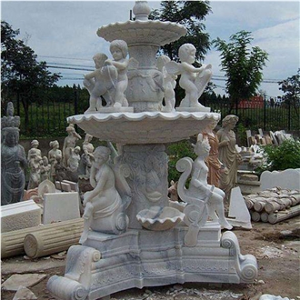 High Quality Natural Marble Water Fountains Garden Statue