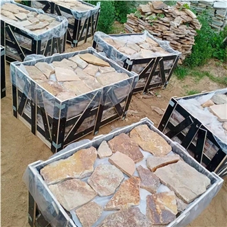 Multicolor Spallite Slate Split Wall