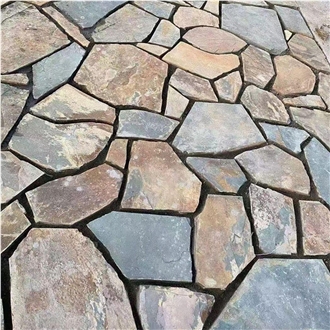 Multicolor Spallite Slate Split Wall