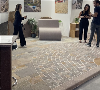 Porfido Trentino Split Cobble Stone And Pavers