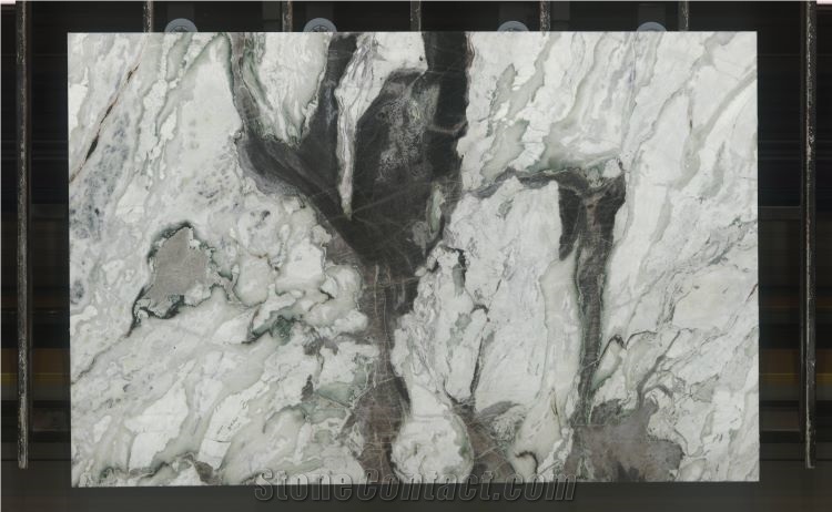 Oyster Green Marble Dover Fendi Green Marble Slab Tiles from China