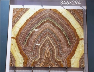 Ruby Red Onyx Slabs