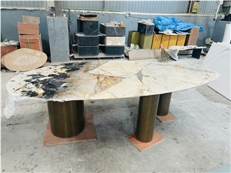 HRST Patagonia Quartzite Dining Table Table Top For Wholesale