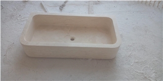 Ivory Travertine Wash Basin