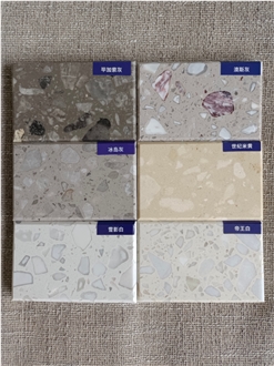 Big Grain Series Manufacture Artificial Quartz Stone Slabs