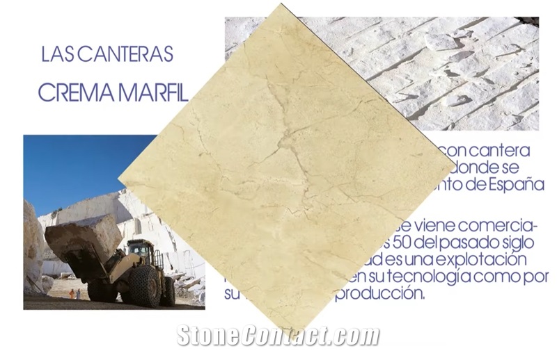 Crema Marfil Marble Quarry