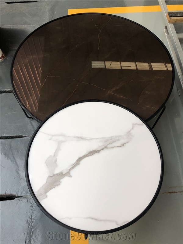Factory Direct Solid Surface Sintered Stone Table Tops