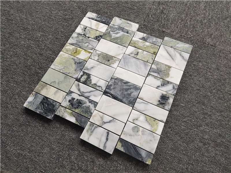 Jade Green Marble Bathroom Mosaic Tiles