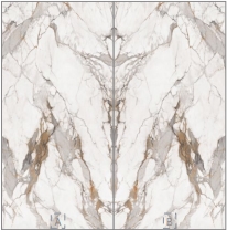 Top Calacatta Gold Marble Sintered Stone Slabs Book Matched