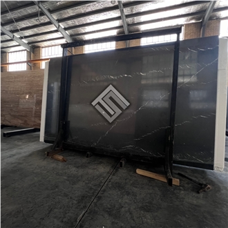 Persian Nero Marble Slabs, Tiles