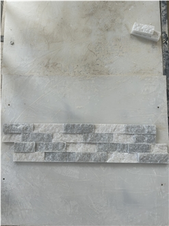 Ledger Panel Moonlit Split Face Mix Crystal White Veneer
