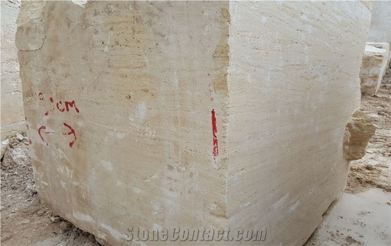 Light Travertine Blocks
