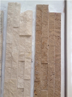 Travertine Ledger Panel Split Wall Stone