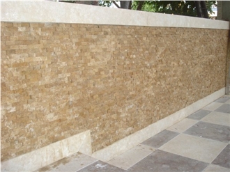 Travertine Splitface Wall Stone Split Wall Stone
