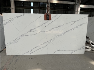 8156 White Quartz Slabs