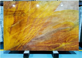 Rainbow Seven Star Red Danxia Red Marble Slab For Wall Tiles
