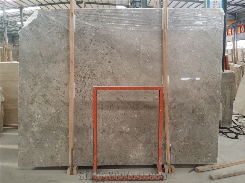 Khaki Grey Marble Slabs