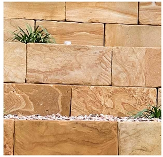 Brisbane Sandstone Masonry Garden Dry Retaining Wall Blocks