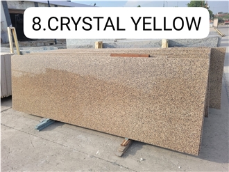 Crystal Yellow Granite Slabs