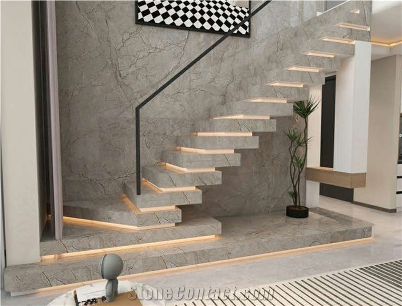 ITALIAN CLOUD ASH Sintered Stone Slabs from China - StoneContact.com