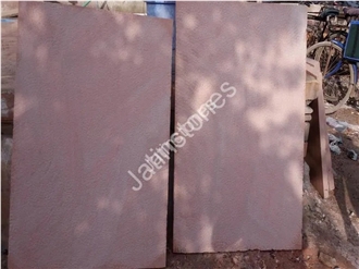 Dholpur Pink Sandstone Slabs & Tile