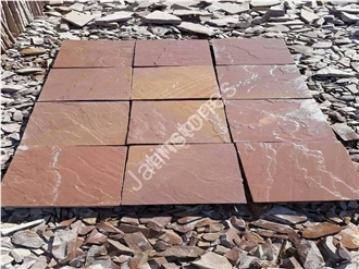 Modak Pink Sandstone Slabs & Tiles