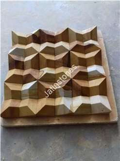 Split Face Mosaic Pattern Wall Tiles