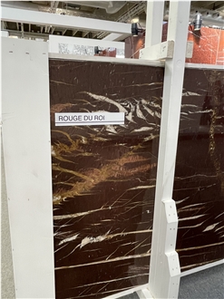 Marbre Rouge Du Roi, Rouge Du Roi Marble Slabs