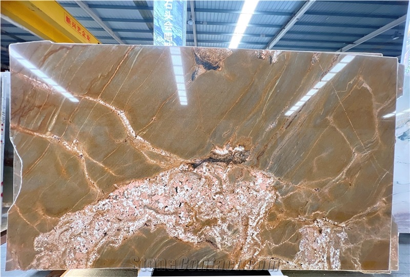 Sucupira Brown Granite Slab