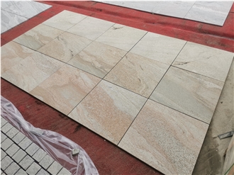 Chinese Yellow Granite Fantasy Gold Tiles