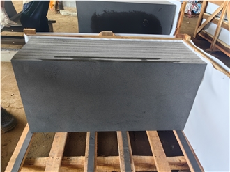 Hainan Black Basalt Tiles Honed Finished Tiles