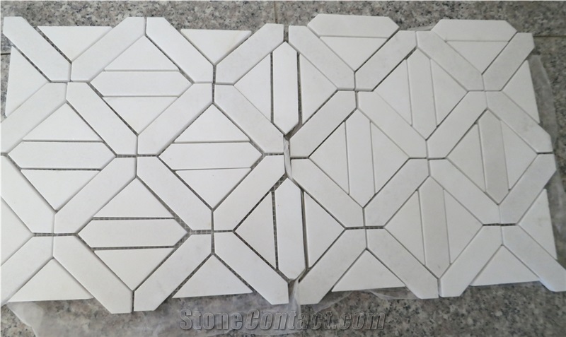 Crystal White  Mosaic Tiles