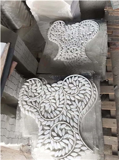 White Marble Mosaic Pattern