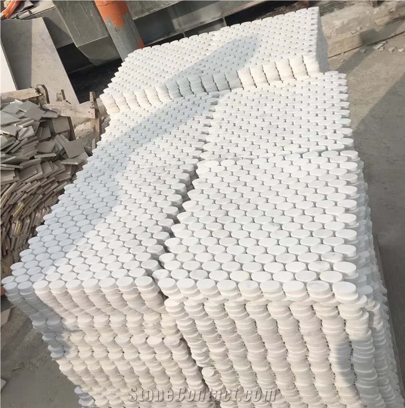 White Marble Mosaic Tiles