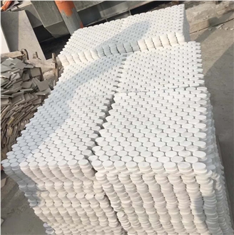 White Marble Mosaic Tiles
